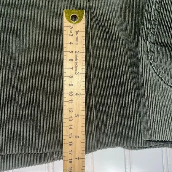 Guess Blazer Sports Jacket Corduroy Army Green Men's Size Medium Lined - Picture 8 of 10